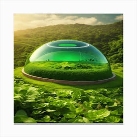 Green Dome Canvas Print