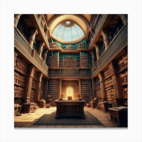 Library 1 Canvas Print