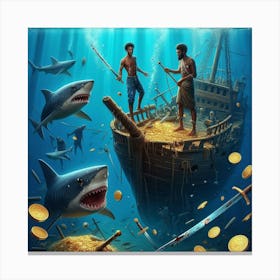 Pirates Of The Caribbean 1 Canvas Print