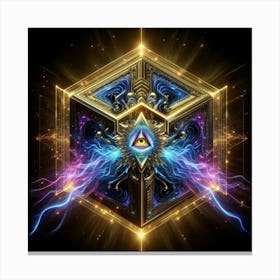 Cube of healing Canvas Print