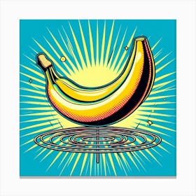 Banana Pop Art 1 Canvas Print