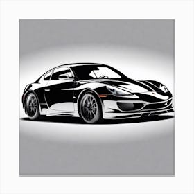 Porsche Cayman Canvas Print