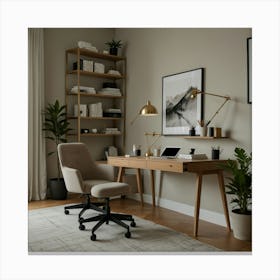 Home Office 14 Canvas Print