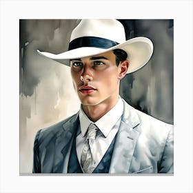 Creative Male Portrait 26 Canvas Print