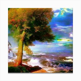 The Beach Tree Canvas Print
