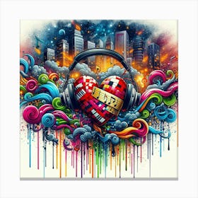 Heart Of Music Canvas Print