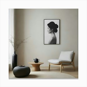 Portrait Of A Woman 5 Canvas Print