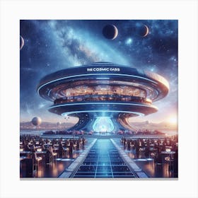 Cosmic Cafe Canvas Print