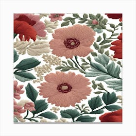 Red Flowers Canvas Print