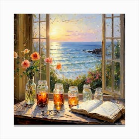 When the evening comes Canvas Print