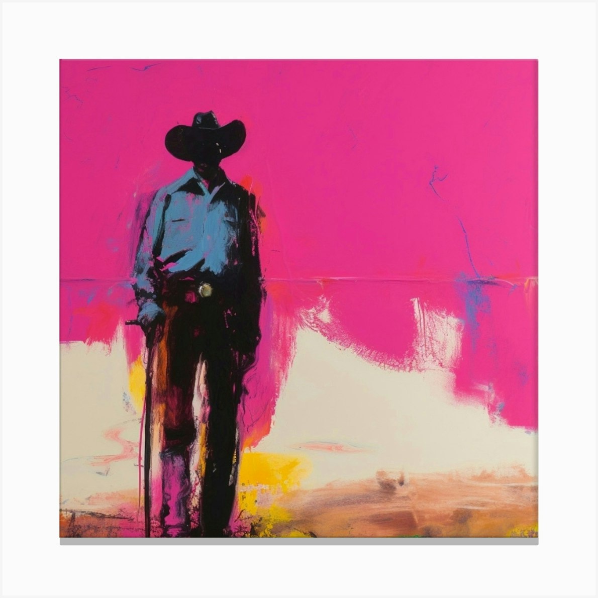 Cowboy Canvas Print