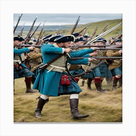 Scottish Army Canvas Print