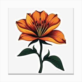 Orange Lily Canvas Print