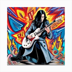 Guitar hero Canvas Print