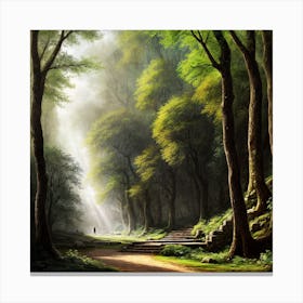 Walk In The Woods 7 Canvas Print
