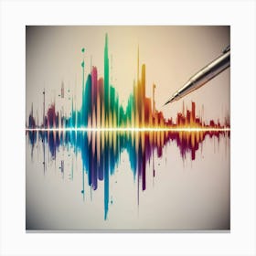 Sound Wave 1 Canvas Print