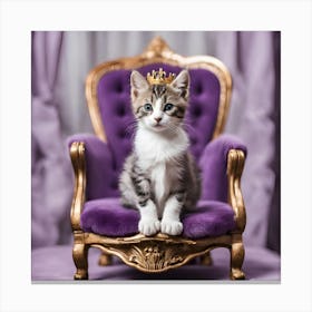 His Majesty The Cat Canvas Print