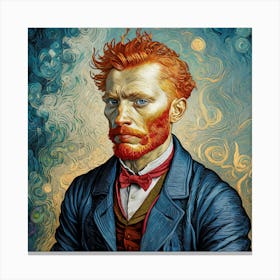 Van Gogh'S Self Portrait Canvas Print