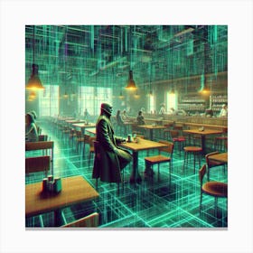 Inside The Matrix 5 Canvas Print