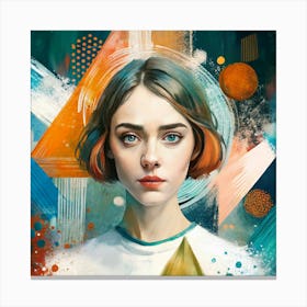 Portrait Of A Girl 2 Canvas Print