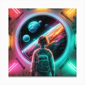 Space Art 1 Canvas Print