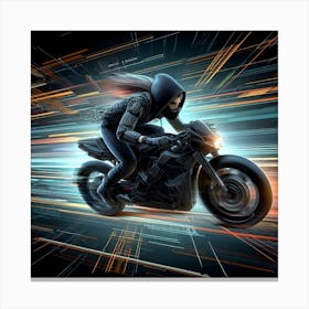 Cyborg t- shirt Canvas Print