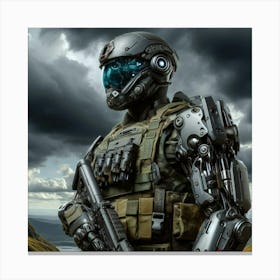 Future Soldier Canvas Print