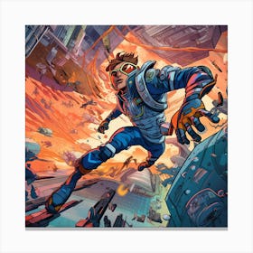 X-Men Comic Book Cover Canvas Print