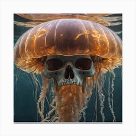 Toxic Jellyfish 2 Canvas Print