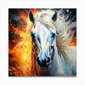 Fire Horse 1 Canvas Print