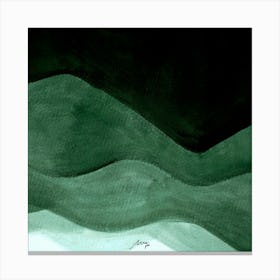 Jungle Wave 1 Canvas Print