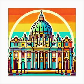 St. Peter’s Basilica 3 Canvas Print