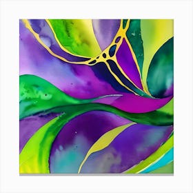 WATERCOLOR ABSTRACT ART Canvas Print