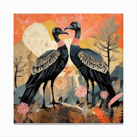 Bird In Nature Vulture 4 Canvas Print