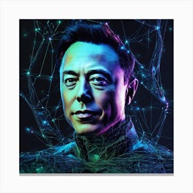 Elon Mask2 Canvas Print