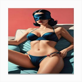 Blindfolded 5 Canvas Print