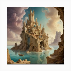 Castle In The Sky Canvas Print