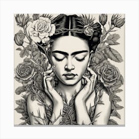 Frida Kahlo 116 Canvas Print