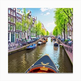 Amsterdam Canals 3 Canvas Print