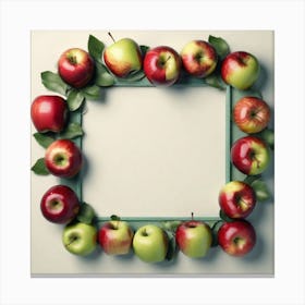 Apple Frame Canvas Print