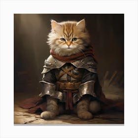 Cat In Armor Lienzos