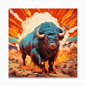 'Buffalo' Canvas Print
