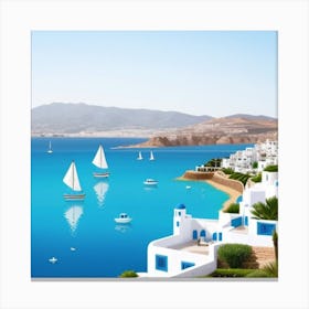 Aegean Island Canvas Print