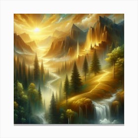 Landscape Painting Canvas Print