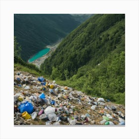 Garbage In The Mountains 3 Stampe su tela