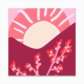 Pink Sunshine (1) Canvas Print