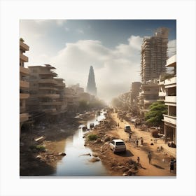 Cityscape 2 Canvas Print