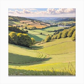 Avon Valley Canvas Print