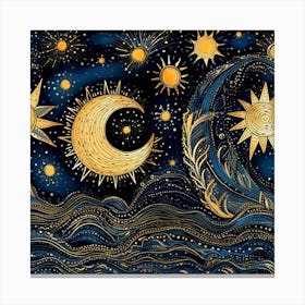 Starry Night 19 Canvas Print