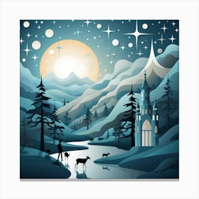 Winter Landscape 25 Canvas Print